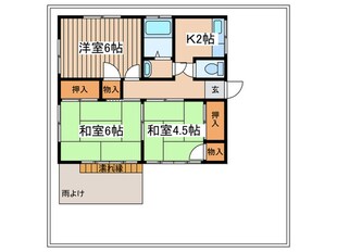 新戸貸家１の物件間取画像